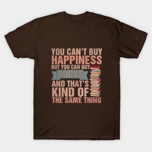 Books = Happiness T-Shirt